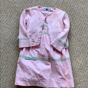 Hartstrings Easter dress & sweater set - SALE